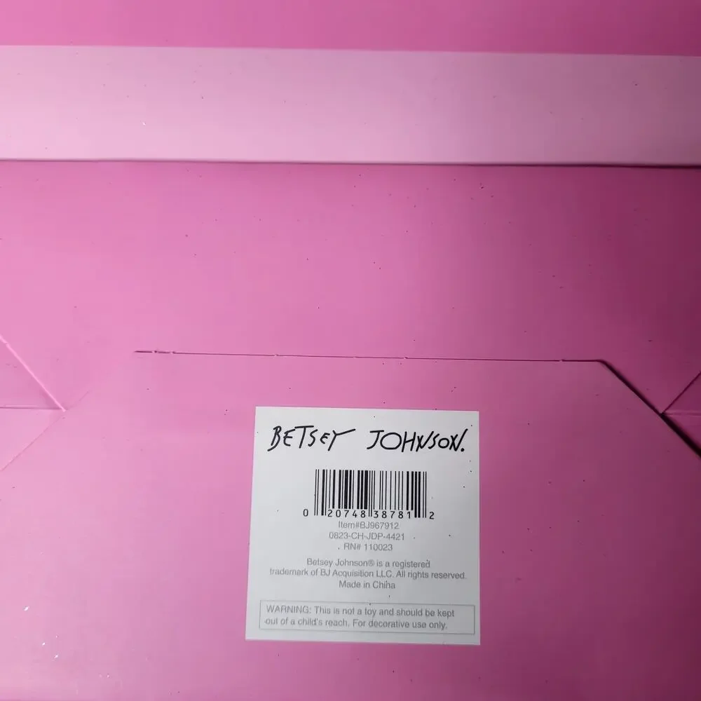 Betsey Johnson 3 Pack Gift Bags Petal Pink Flowers‎ Stripes Fairy Pixie Dust NWT